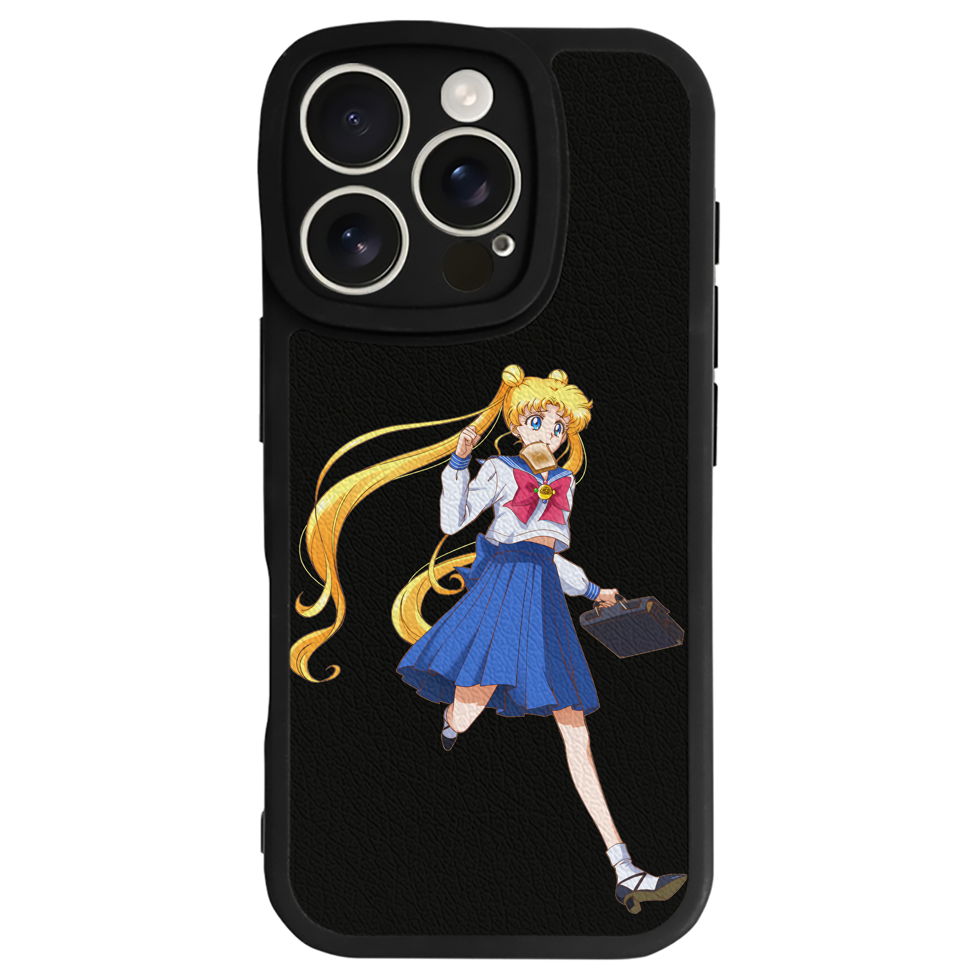 （画像用） 美少女戦士セーラームーン 愛野 美奈子 あいの みなこ Sailor Moon Aino Minako 【iPhone 16シリーズ対応】シリコンスマホケース（レザー調） 材質：シリコン